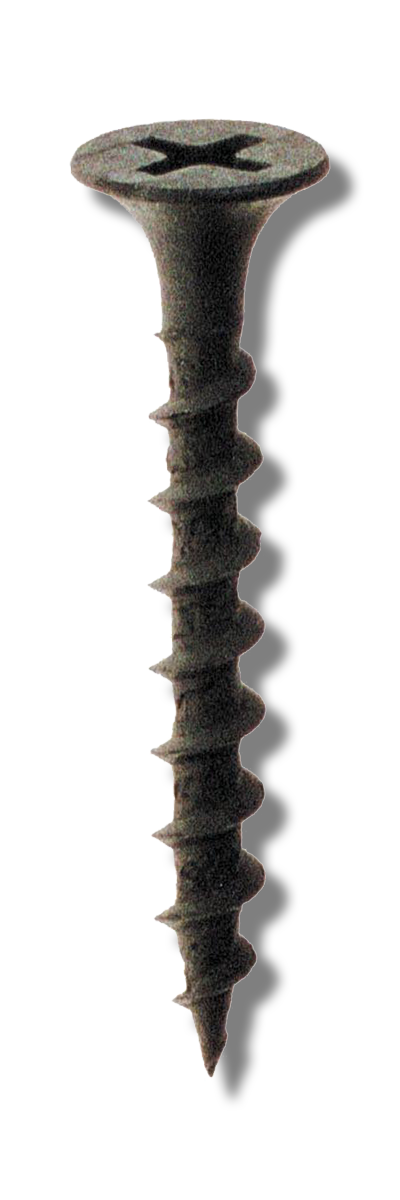 #6 to #10 Phillips Drywall Screws Coarse Thread Black 3/4" - 6" Bulk Box Qty. 